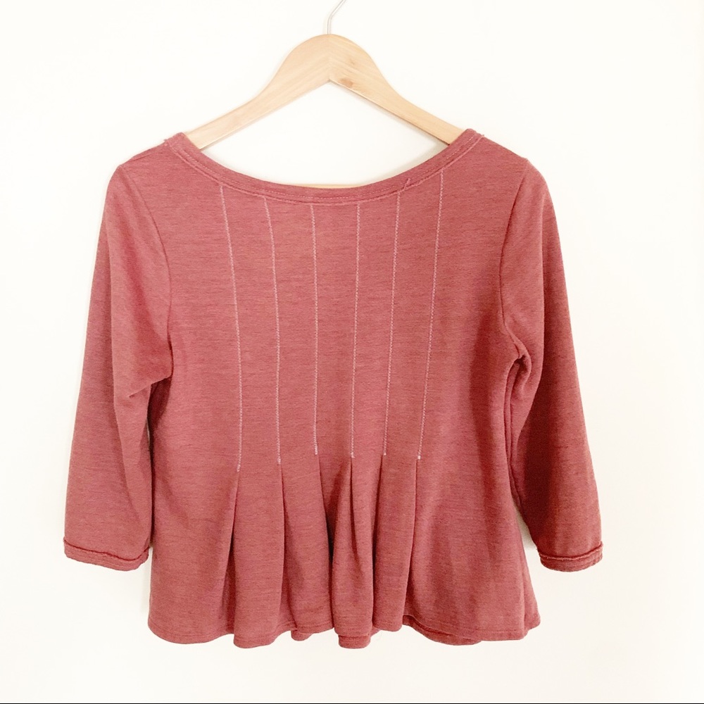 Anthropologie | Saturday- Sunday | pleated blouse - Picture 2 of 3
